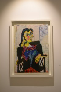 Portrait de Dora Maar par Picasso, visible lors de l'exposition aveyronnaise.